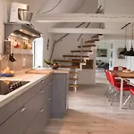 펜션 Reetdachhaus, Sauna, E-bikes, 6 Personen Osterhever